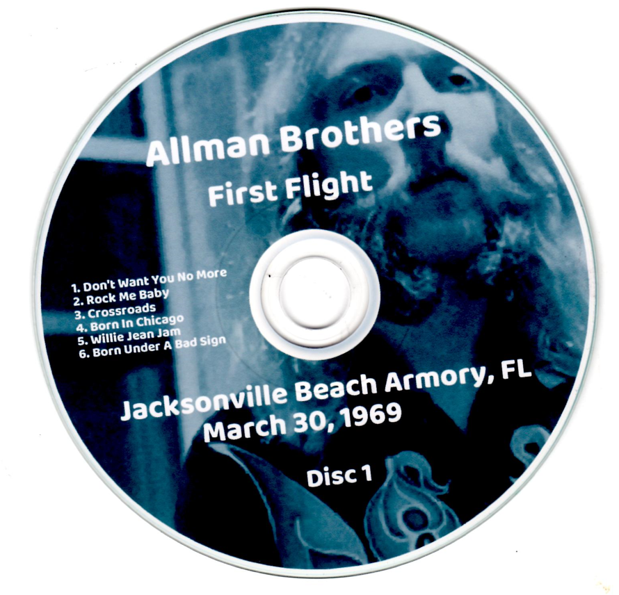Allman Brothers: First Flight - The very first live concert recording of ABB, Jacksonville Beach Armory, FL 3-30-69 (1CD) - Image 3