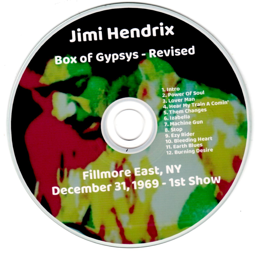 Jimi Hendrix: Box of Gypsys - Revised -
The Complete Live recordings by the Band Of Gypsys Live Concert (2 Single CDs + 2 Double CDs=6CD) - Image 3
