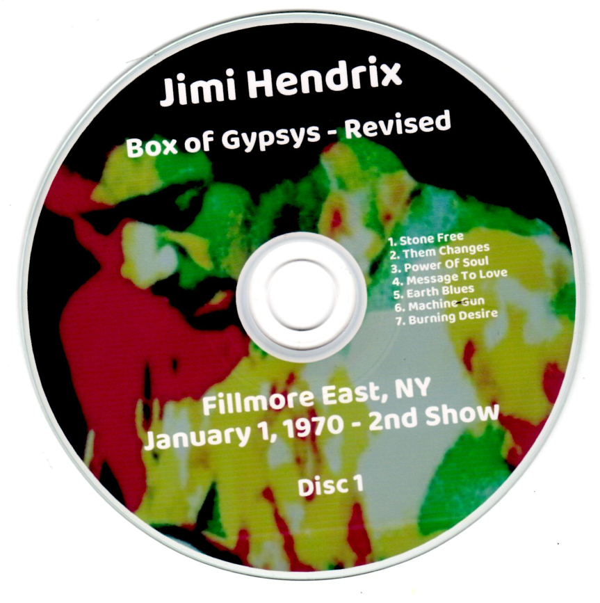 Jimi Hendrix: Box of Gypsys - Revised -
The Complete Live recordings by the Band Of Gypsys Live Concert (2 Single CDs + 2 Double CDs=6CD) - Image 13
