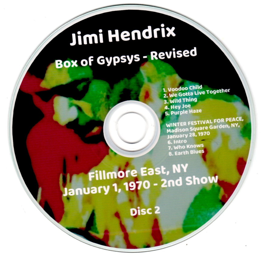 Jimi Hendrix: Box of Gypsys - Revised -
The Complete Live recordings by the Band Of Gypsys Live Concert (2 Single CDs + 2 Double CDs=6CD) - Image 14