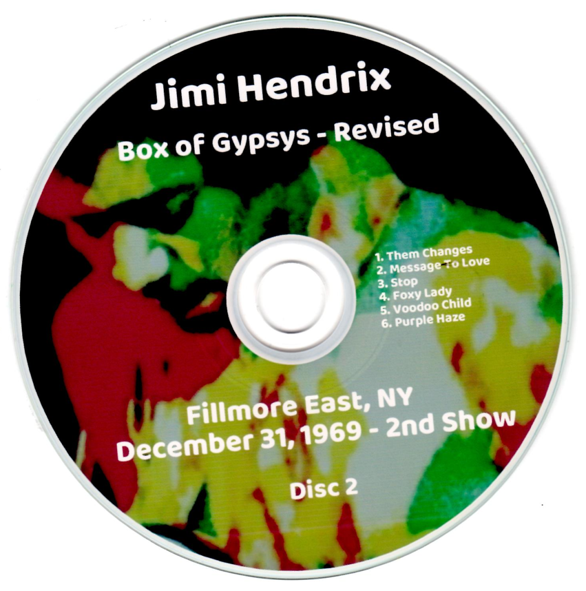 Jimi Hendrix: Box of Gypsys - Revised -
The Complete Live recordings by the Band Of Gypsys Live Concert (2 Single CDs + 2 Double CDs=6CD) - Image 7