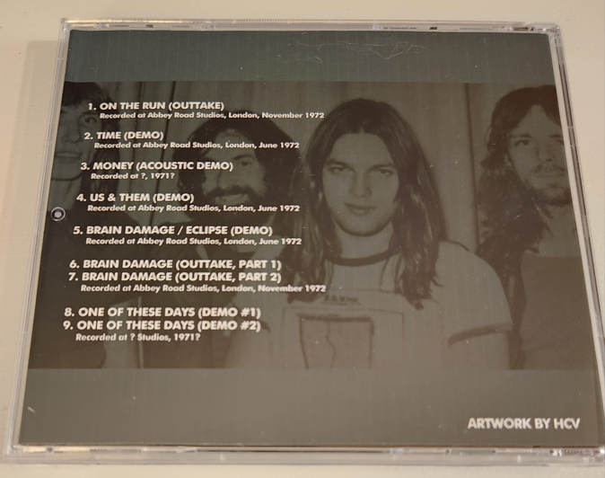 Pink Floyd: Studio Outtakes & Demos Sessions, outtakes 1971-72 (1CD) - Image 2