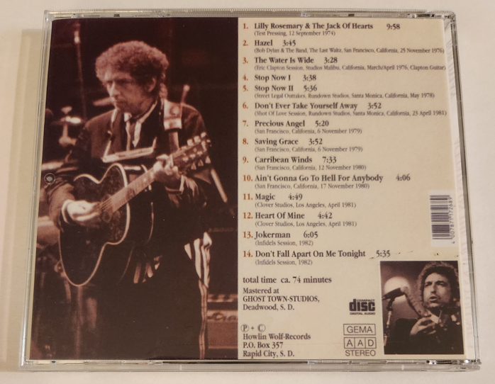 Bob Dylan: Acetates On The Tracks Vol.1-4 (1962-1994) Studio Sessions, Outtakes (4 Single CDs) - Image 8
