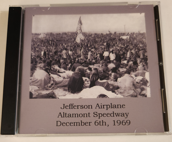 Jefferson Airplane: Speedway, Altamont, CA December 6, 1969 Live Concert (1CD)