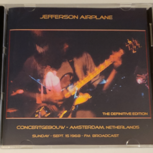 Jefferson Airplane: Concertgebouw, Amsterdam September 15, 1968 Live Concert (1CD)
