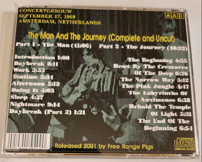 Pink Floyd: Concertgebouw , Amsterdam, Netherlands September 17, 1969 Live Concert (1CD) - Image 2