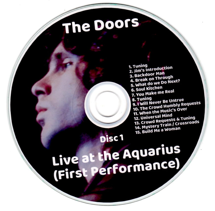 The Doors: The First Performance - Aquarius Theater July 21, 1969 Live Concert (2CD) - Image 3
