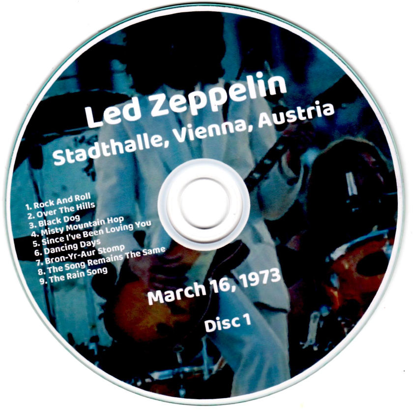 Led Zeppelin: Danke! Vienna Stadthalle, Vienna, Austria March 16, 1973 Live Concert SBD - AUD matrix (2CD) - Image 3