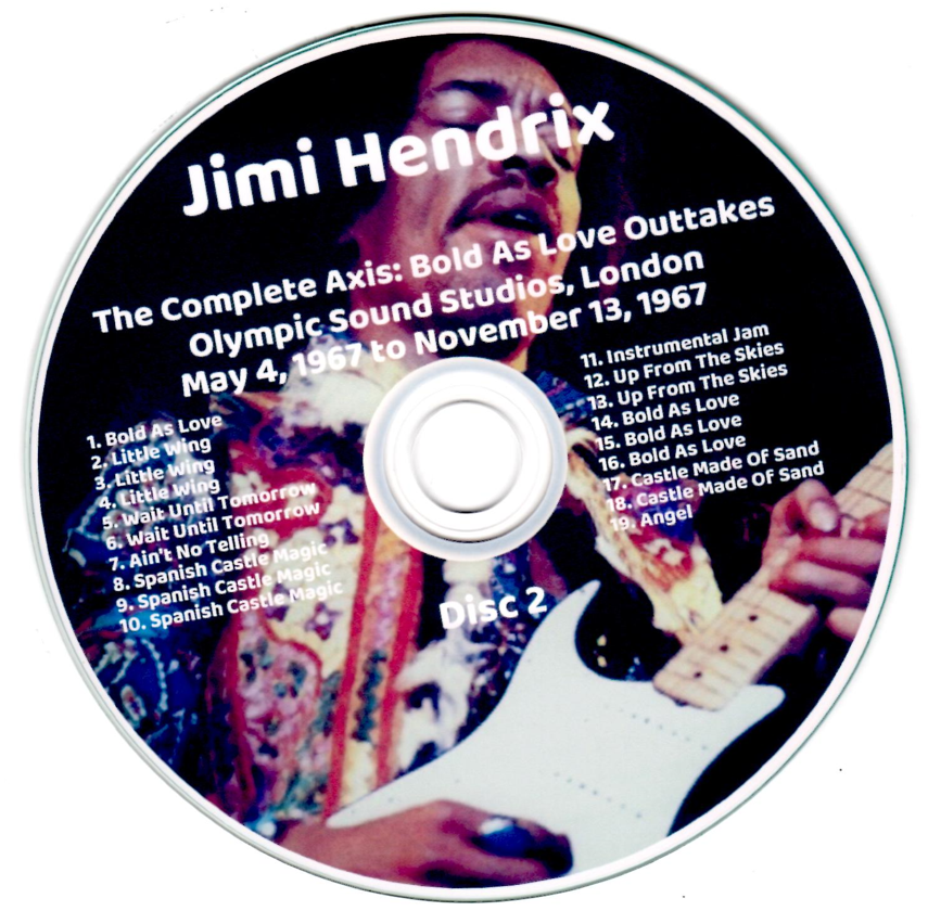 Jimi Hendrix: The Complete Axis: Bold As Love Outtakes Olympic Sound Studios, London May 4, 1967 to November 13, 1967 Studio Sessions, Outtakes (2CD) - Image 4