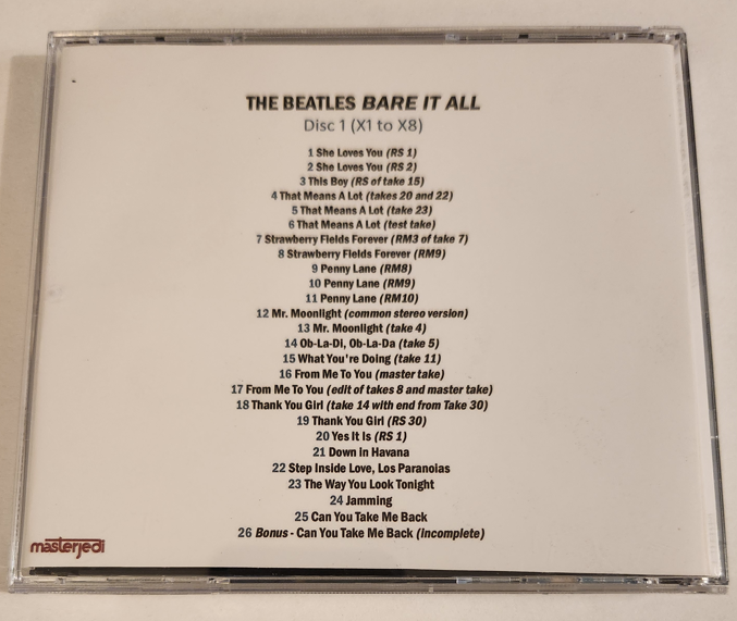 The Beatles: Bare It All- The complete recordings of John Barrett - Studio Sessions, Outtakes, Demos (5 Single CDs) - Image 2