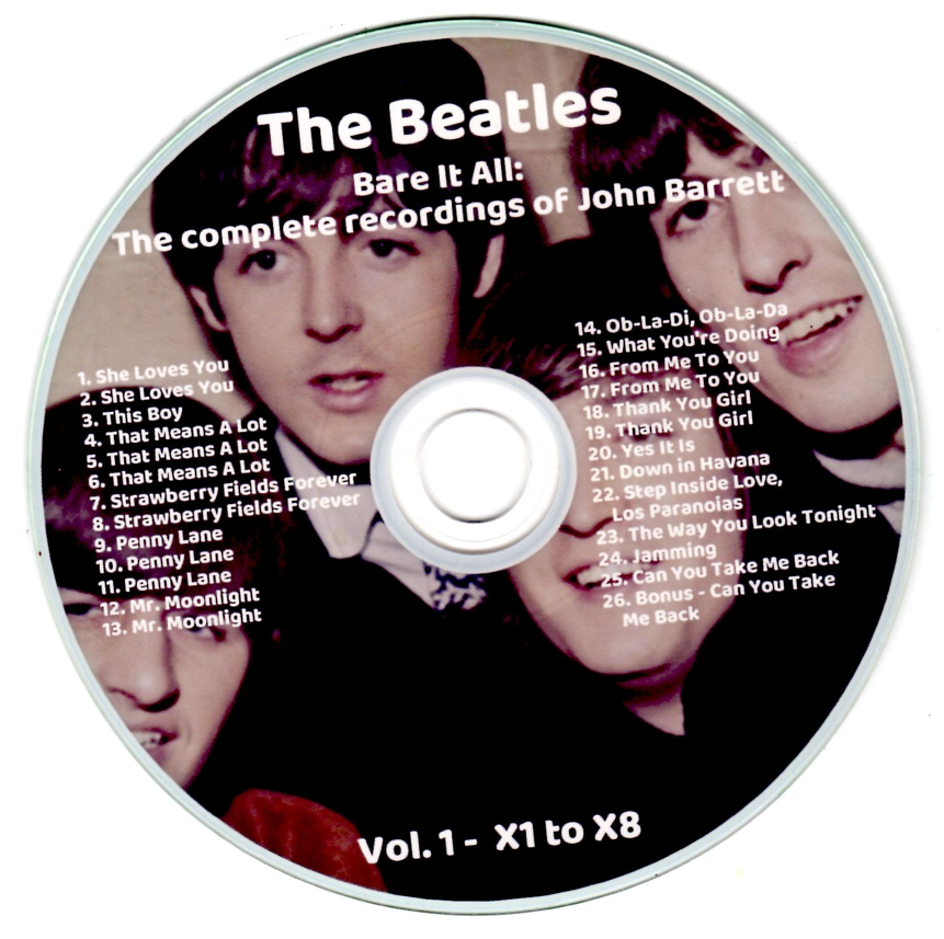 The Beatles: Bare It All- The complete recordings of John Barrett - Studio Sessions, Outtakes, Demos (5 Single CDs) - Image 3