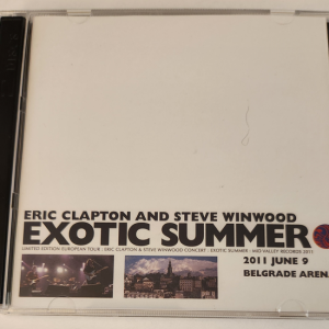 Eric Clapton w/ Steve Winwood: Belgrade Arena 2010 Belgrade Arena, Belgrade, Serbia, June 9, 2010 Live Concert (2CD)