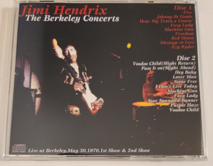 Jimi Hendrix: The Berkeley Concerts Berkeley Community Theatre, May 30, 1970 - both shows Live Concert (2CD) - Image 2