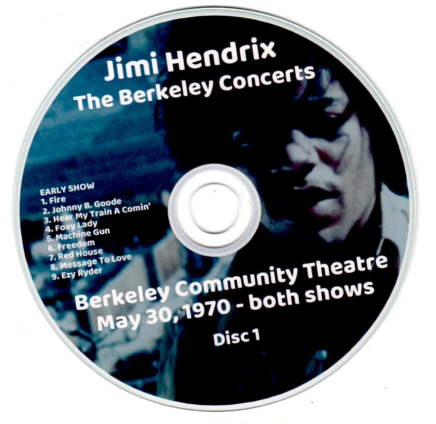 Jimi Hendrix: The Berkeley Concerts Berkeley Community Theatre, May 30, 1970 - both shows Live Concert (2CD) - Image 3