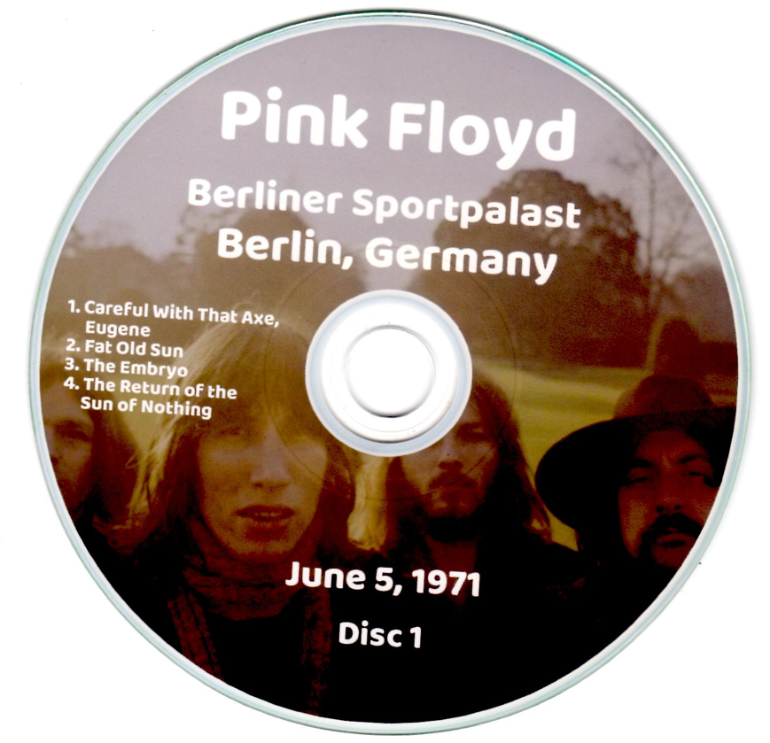Pink Floyd: Berliner Sportpalast Berlin, Germany June 5, 1971 Live Concert (2CD) - Image 3