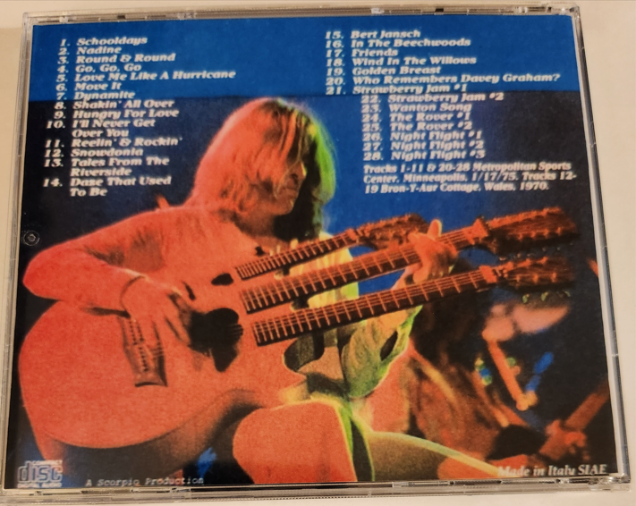 Led Zeppelin: A Tribute To Johnny Kidd And The Pirates - Studio Outtakes Sessions Bron-Y-Aut Cottage, Wales, 1970 + Minneapolis, January 17, 1975 (1CD) - Image 2