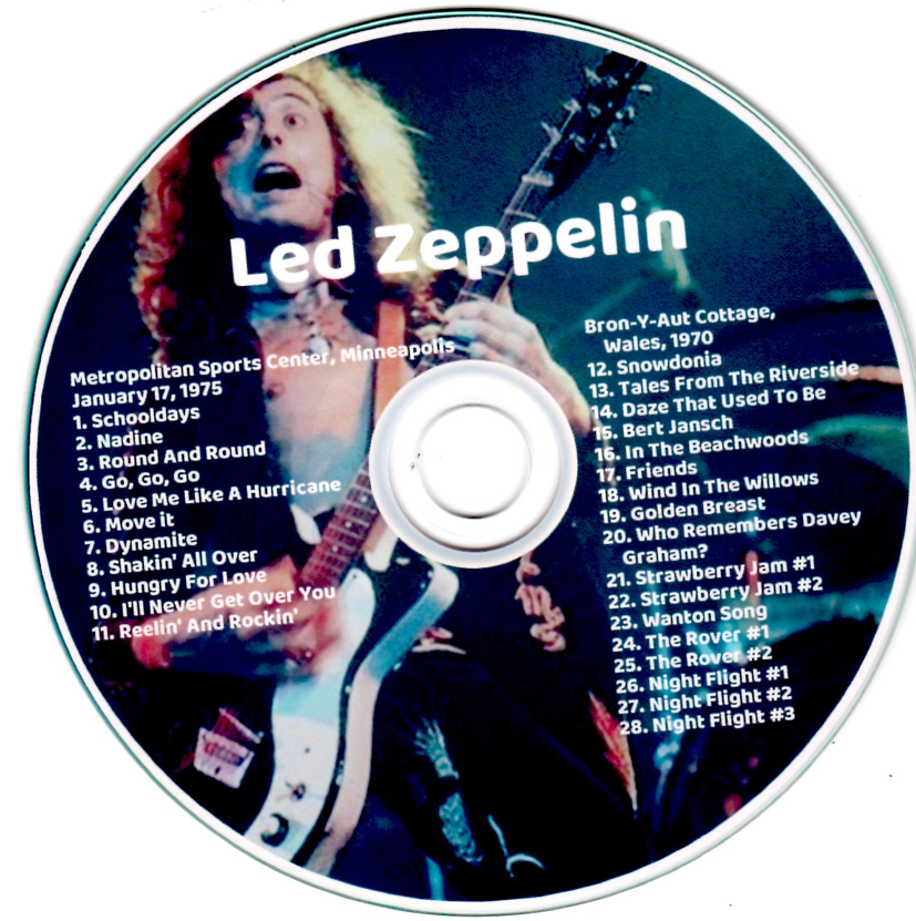 Led Zeppelin: A Tribute To Johnny Kidd And The Pirates - Studio Outtakes Sessions Bron-Y-Aut Cottage, Wales, 1970 + Minneapolis, January 17, 1975 (1CD) - Image 3