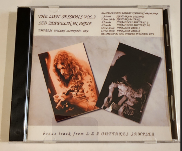 Led Zeppelin: EMI Studios, Bombay, India March 1972 Studio Sessions (1CD)