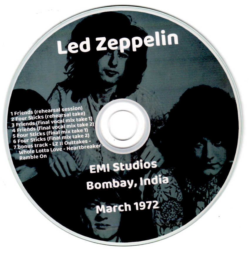 Led Zeppelin: EMI Studios, Bombay, India March 1972 Studio Sessions (1CD) - Image 3