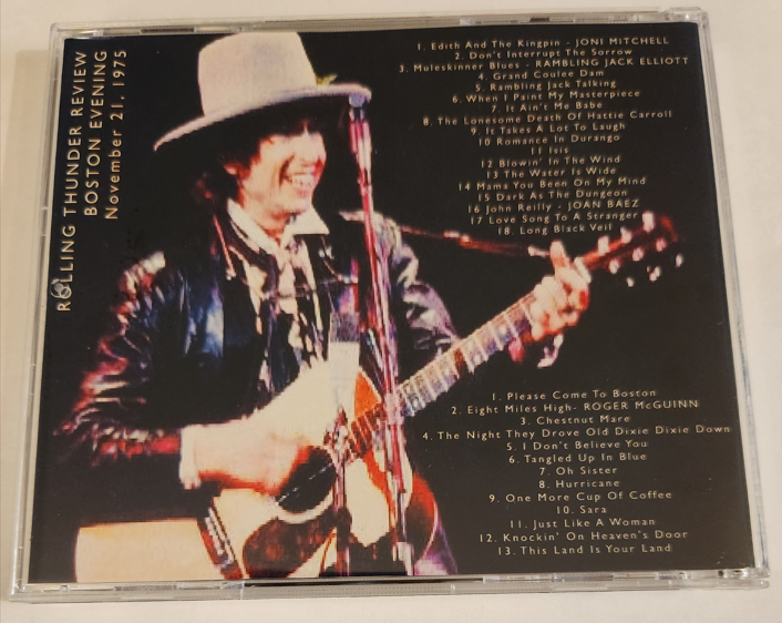 Bob Dylan: Boston Evening Music Hall, Boston, MA November 21, 1975 - evening Live Concert (2CD) - Image 2