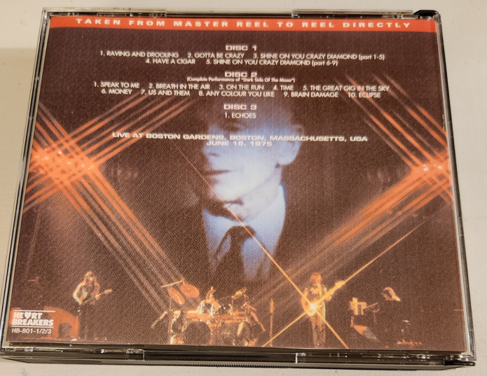 Pink Floyd: Boston Gardens Boston, MA, USA June 18, 1975 Live Concert (3CD) - Image 2