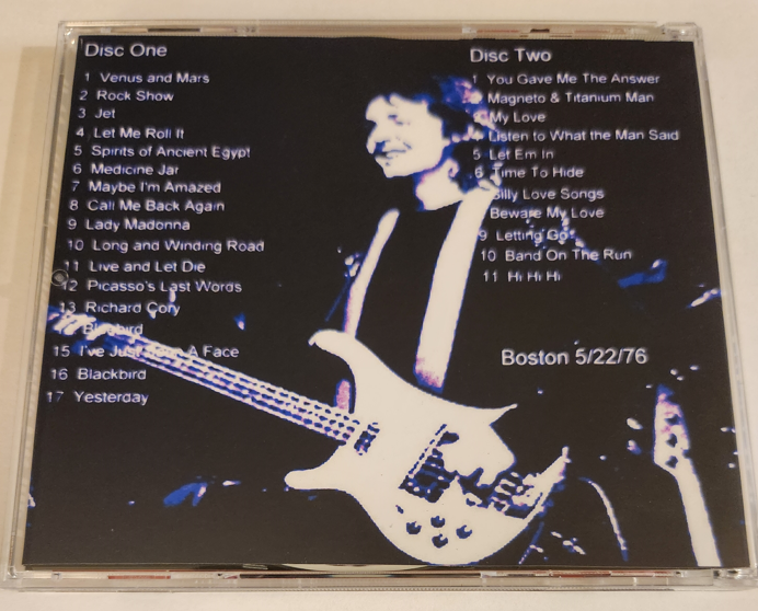 Paul McCartney & Wings: Boston Garden, Boston, MA May 22, 1976 Live Concert (2CD) - Image 2