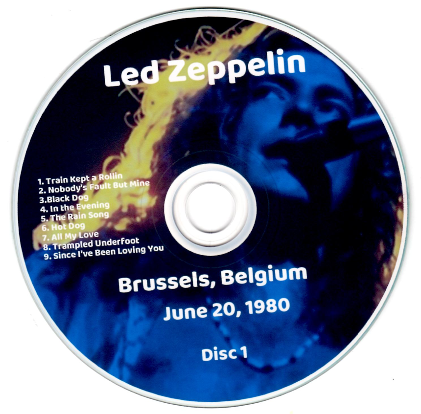 Led Zeppelin: Brussels Affair - Brussels, Belgium, June 20, 1980 Live Concert (2CD) - Image 3