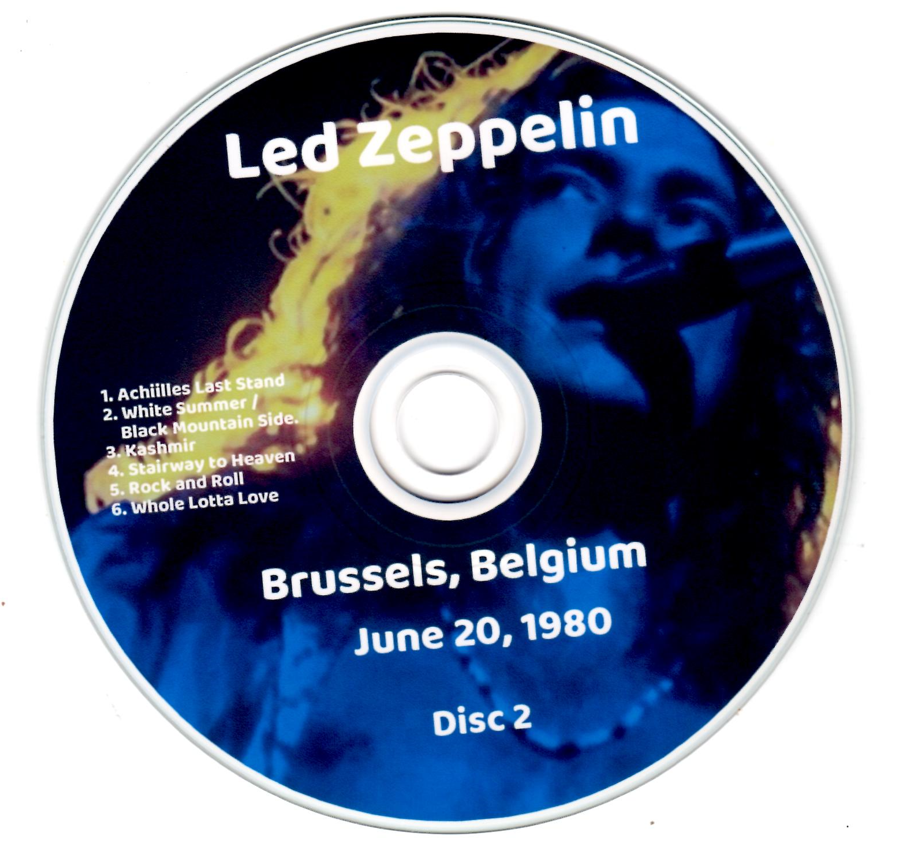 Led Zeppelin: Brussels Affair - Brussels, Belgium, June 20, 1980 Live Concert (2CD) - Image 4