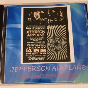 Jefferson Airplane: Kitsilano Theater 1966 - Kitsilano Theater, Vancouver, Canada, January 14 & 15, 1966 (1CD)