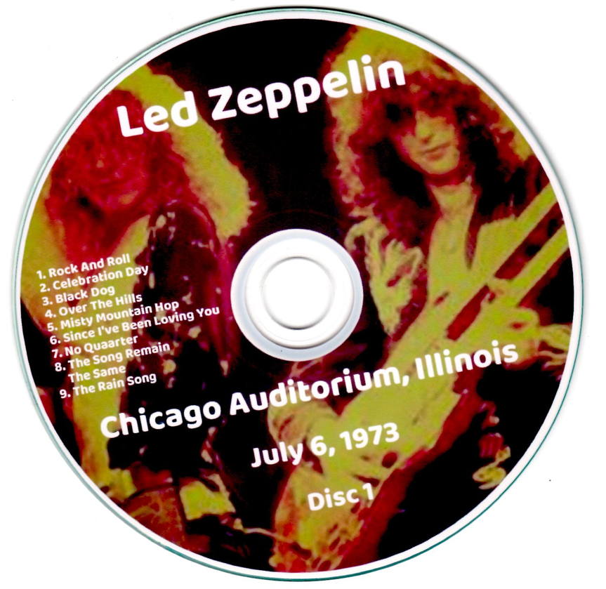 Led Zeppelin: Second City Showdown - Chicago Auditorium, Illinois, July 6, 1973 Live Concert (3CD) - Image 3