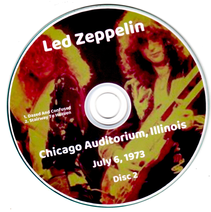 Led Zeppelin: Second City Showdown - Chicago Auditorium, Illinois, July 6, 1973 Live Concert (3CD) - Image 4