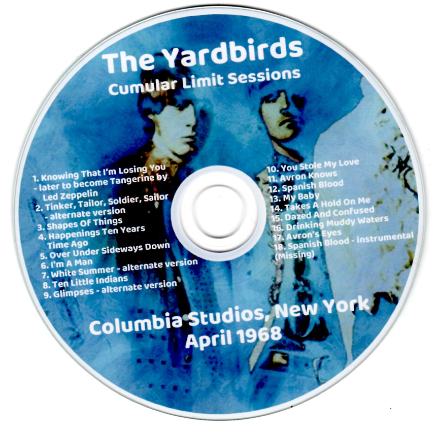 The Yardbirds: Cumular Limit Sessions - Columbia Studios, New York April 1968 (1CD) - Image 3