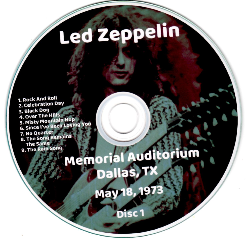 Led Zeppelin: Dallas 1973 - Memorial Auditorium, Dallas, TX May 18, 1973 Live Concert (2CD) - Image 3