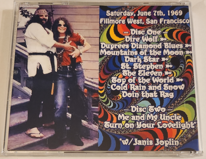 Janis Joplin w/ Grateful Dead: Fillmore West, San Francisco, CA June 7, 1969 Live Concert (2CD) - Image 2