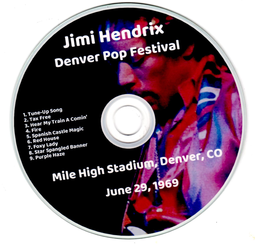 Jimi Hendrix: Denver Pop Festival - Mile High Stadium, Denver, CO June 29, 1969 Live Concert (1CD) - Image 3