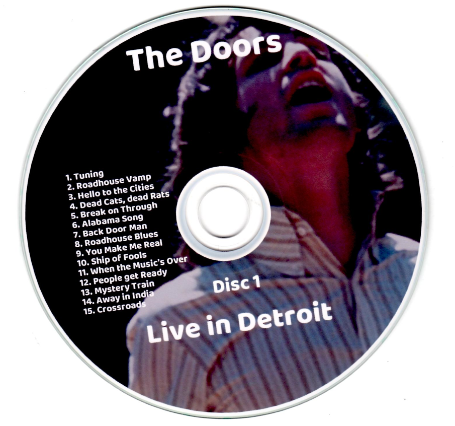 The Doors: Live in Detroit, MI. May 8, 1970 - Live Concert (2CD) - Image 3