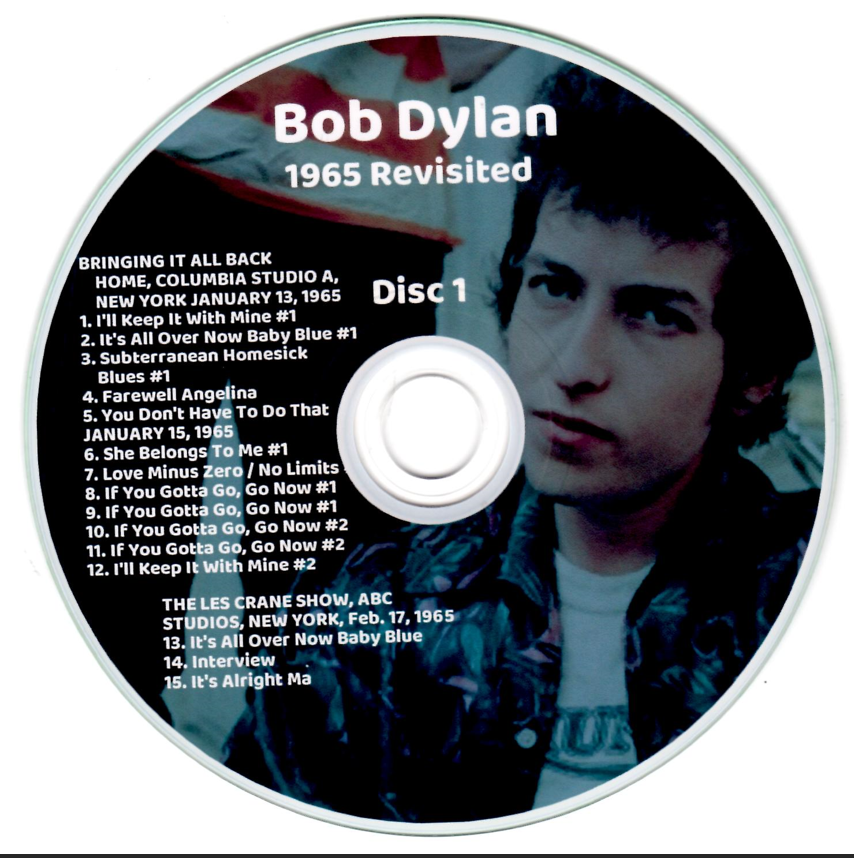Bob Dylan: 1965 Revisited - Original 10CD version of Great Dane bootleg set - Studio Sessions, Demos Outtakes (4 Single CDs + 5 Double CDs=14 CDs) - Image 3
