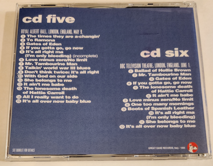 Bob Dylan: 1965 Revisited - Original 10CD version of Great Dane bootleg set - Studio Sessions, Demos Outtakes (4 Single CDs + 5 Double CDs=14 CDs) - Image 14