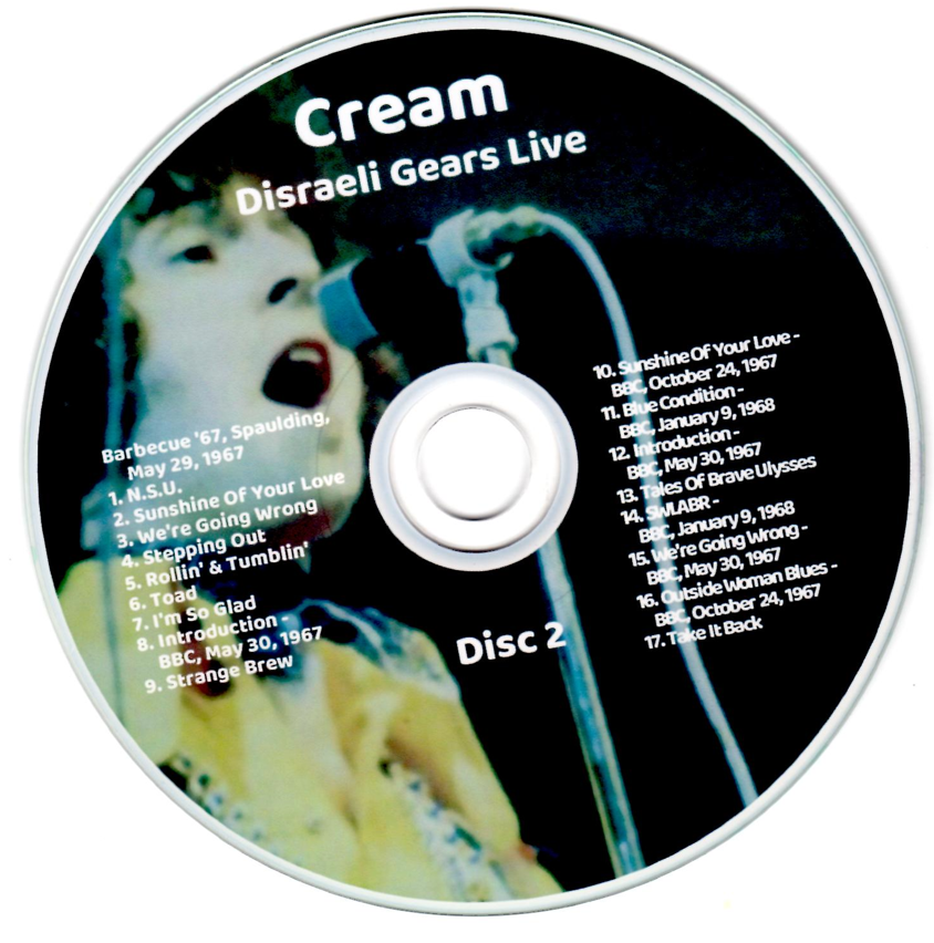 Cream: Disraeli Gears Live Concert Clips Compilation (2CD) - Image 4