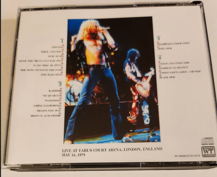 Led Zeppelin: To Be A Rock And Not A Roll - Earl's Court, London, May 24, 1975 Live Concert (4CD) - Image 2