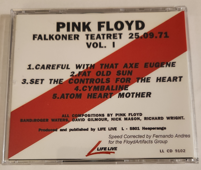Pink Floyd: Falkoner Teatret, Copenhagen, Denmark September 23, 1971 Live Concert (2CD) - Image 2