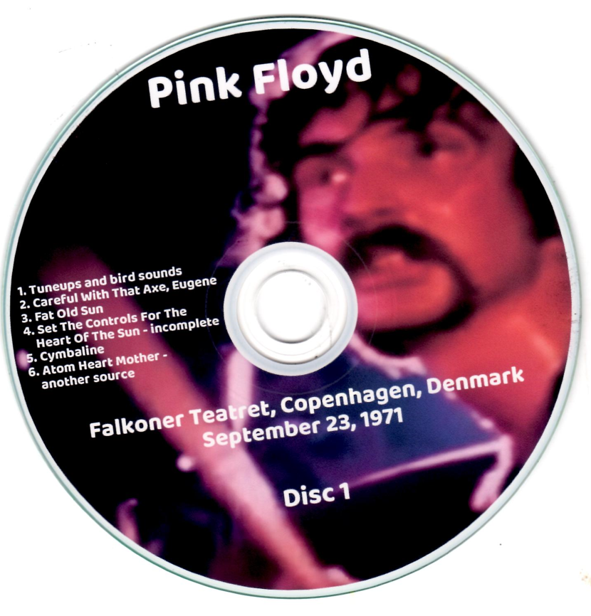 Pink Floyd: Falkoner Teatret, Copenhagen, Denmark September 23, 1971 Live Concert (2CD) - Image 3