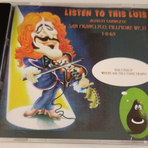 Led Zeppelin: San Francisco, Fillmore West January 11, 1969 (Almost Complete Show) Live Concert (1CD)