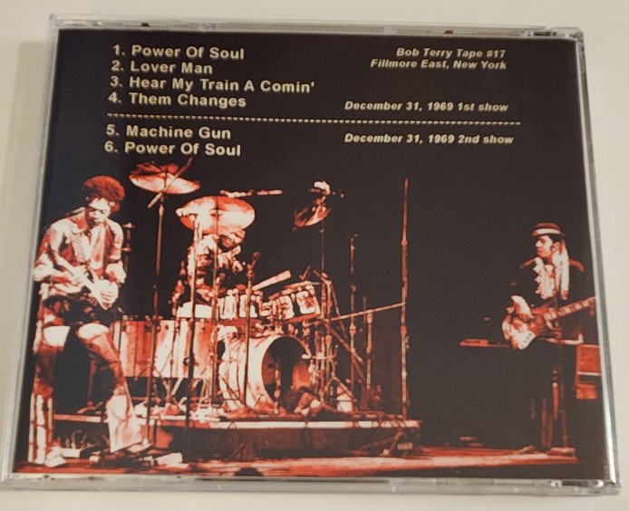 Jimi Hendrix: Fillmore East Bob Terry Tape #17 Fillmore East, NY - December 31, 1969 Live Concert (1CD) - Image 2