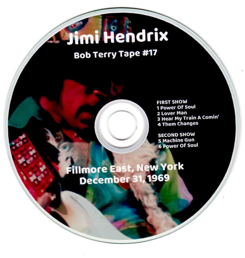 Jimi Hendrix: Fillmore East Bob Terry Tape #17 Fillmore East, NY - December 31, 1969 Live Concert (1CD) - Image 3