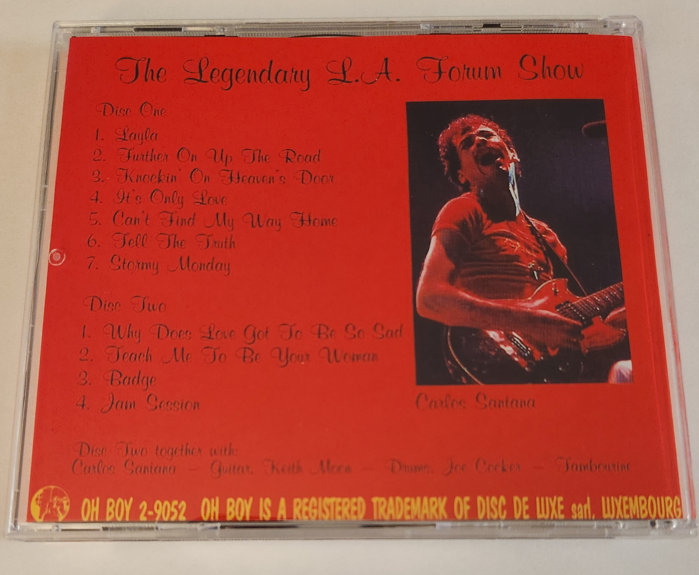 Eric Clapton: The Legendary L.A. Forum Show The Forum, Inglewood, CA August 14, 1975 Live Concert (2CD) - Image 2