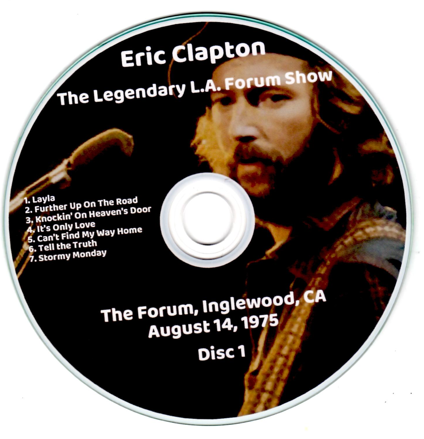 Eric Clapton: The Legendary L.A. Forum Show The Forum, Inglewood, CA August 14, 1975 Live Concert (2CD) - Image 3