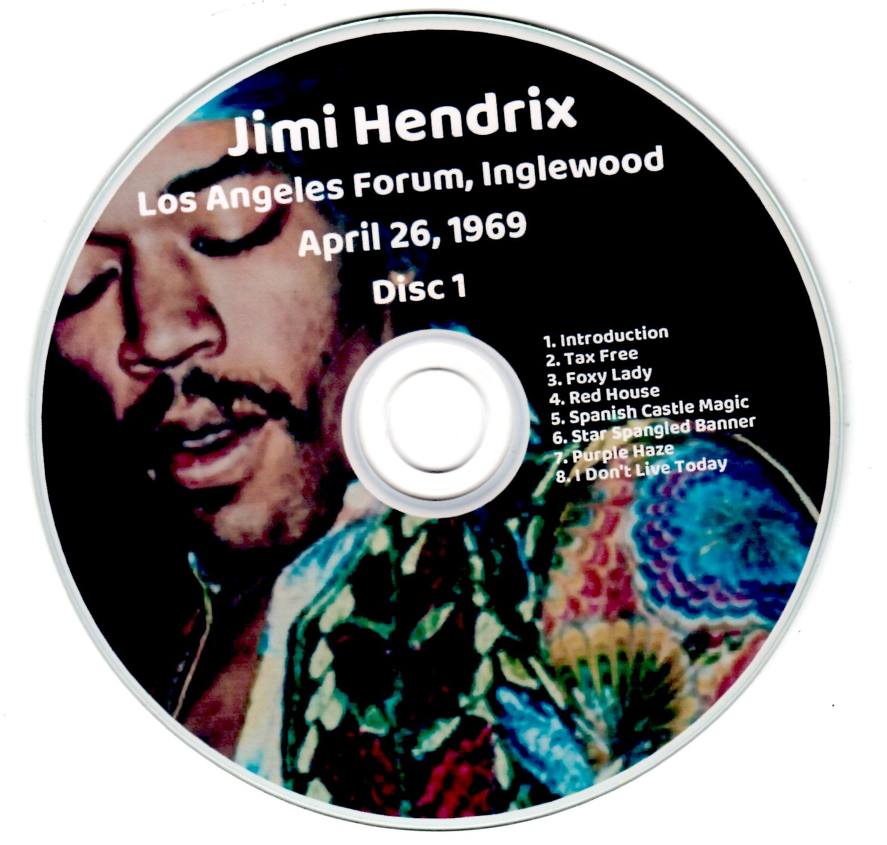 Jimi Hendrix: Los Angeles 1969 - Los Angeles Forum, Inglewood, April 26, 1969 Live Concert (2CD) - Image 3