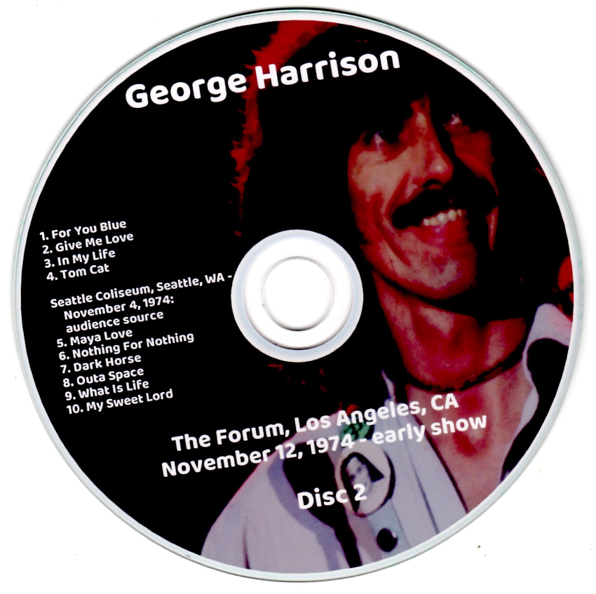 George Harrison: The Forum, Los Angeles, CA November 12, 1974 - early show Live Concert (2CD) - Image 4