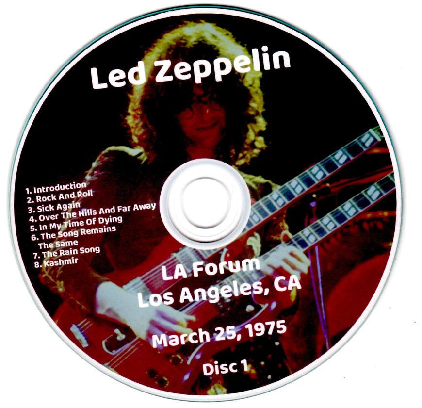 Led Zeppelin: Deep Throat II - The Forum, Inglewood, CA March 25, 1975 Live Concert (3CD) - Image 3
